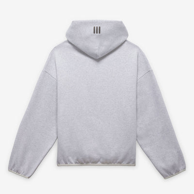 ADIDAS | FEAR OF GOD ATHLETICS COTTON FLEECE HOODIE { LIGHT GREY HEATHER