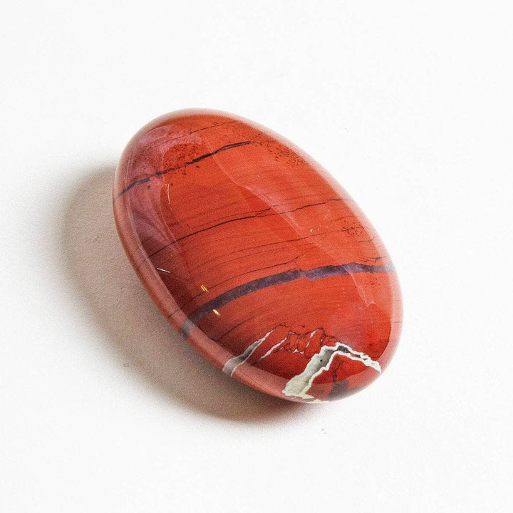 Red Jasper Palm Stone