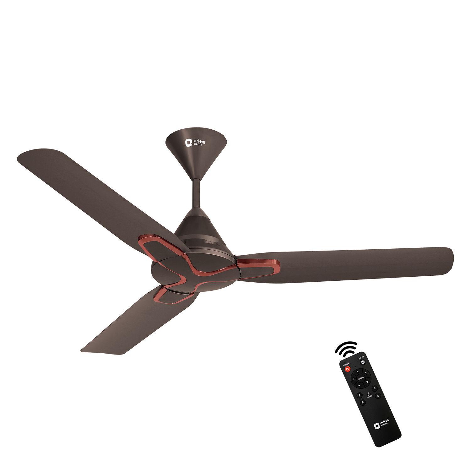 1200mm Jazz BLDC Decorative Ceiling Fan With Remote