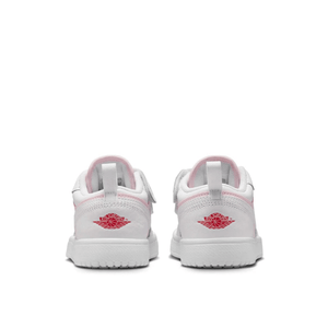 Jordan 1 Low Pink Foam Fire Red White (GS)