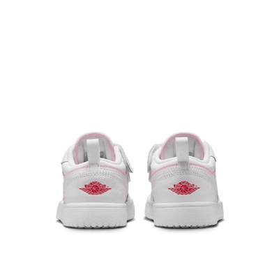 Jordan 1 Low Pink Foam Fire Red White (GS)