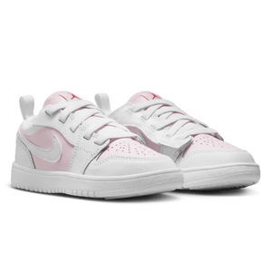 Jordan 1 Low Pink Foam Fire Red White (GS)