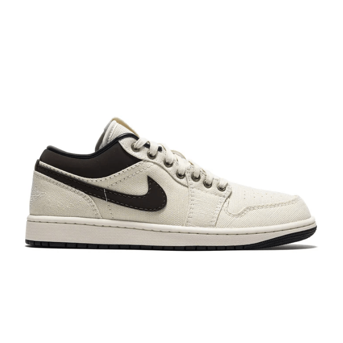Nike Jordan 1 Low Premium Pale Ivory Off Noir Baroque Brown