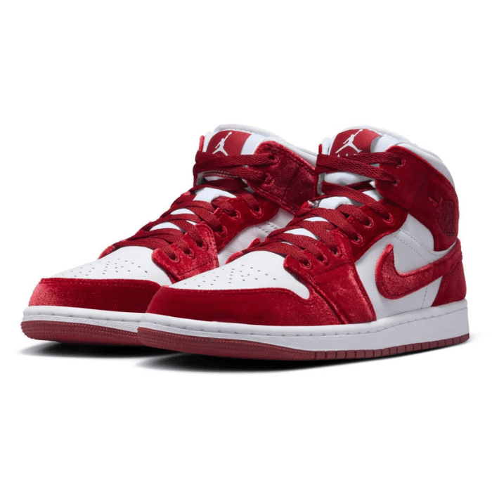 Jordan 1 Mid SE Red Velvet (Women's)
