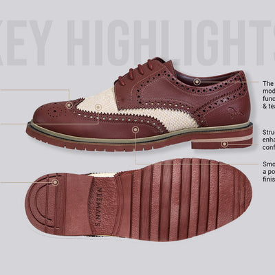 Jute Dress Oxfords : Brown