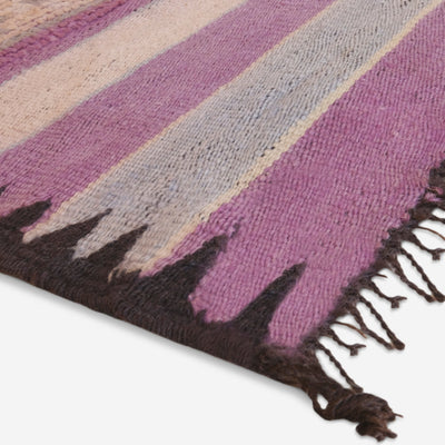 Vintage Moroccan Hand-Knotted Wool Rug No. 62, 5'4" x 11'9"