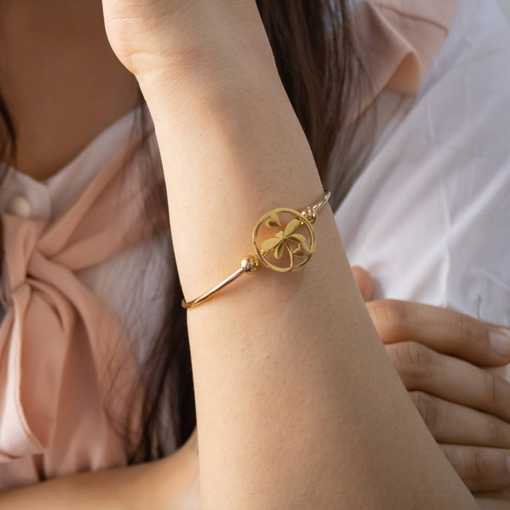 Heart Butterfly Gold Bracelet For Women