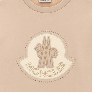 Moncler Enfant Rhinestone Logo Sweatshirt