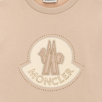 Moncler Enfant Rhinestone Logo Sweatshirt