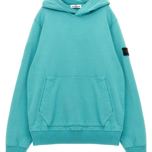 Stone Island Junior Logo Badge Hoodie