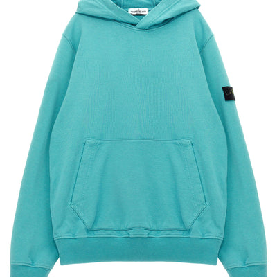Stone Island Junior Logo Badge Hoodie