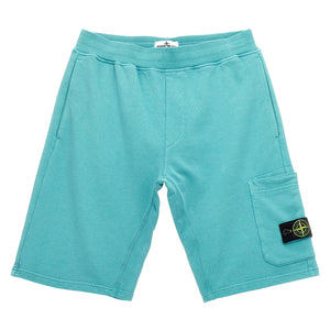 Stone Island Junior Cargo Badge Logo Bermuda Shorts