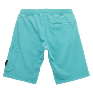 Stone Island Junior Cargo Badge Logo Bermuda Shorts