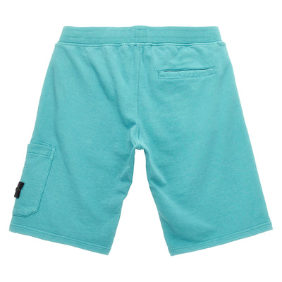 Stone Island Junior Cargo Badge Logo Bermuda Shorts