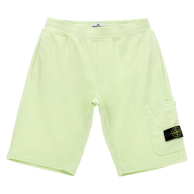 Stone Island Junior Cargo Badge Logo Bermuda Shorts