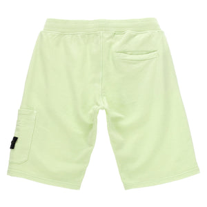Stone Island Junior Cargo Badge Logo Bermuda Shorts
