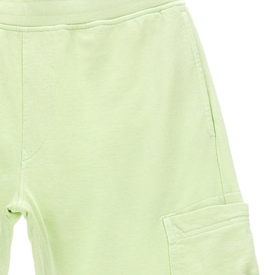 Stone Island Junior Cargo Badge Logo Bermuda Shorts