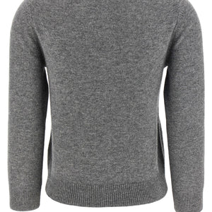 Ganni Grey Check Cardigan