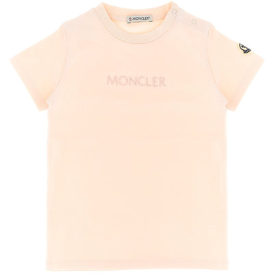 Moncler Enfant Logo Embroidery T-shirt