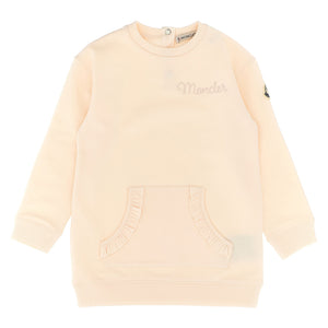 Moncler Enfant Logo Embroidery Dress