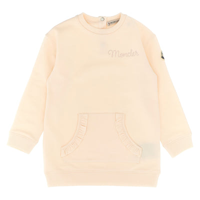 Moncler Enfant Logo Embroidery Dress
