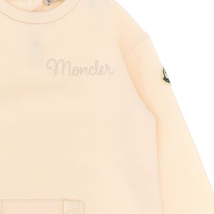 Moncler Enfant Logo Embroidery Dress