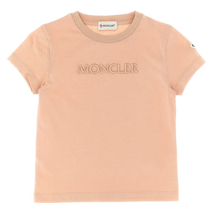 Moncler Enfant Logo Embroidery T-shirt