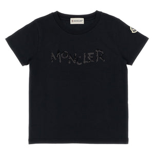 Moncler Enfant Sequins Logo T-shirt