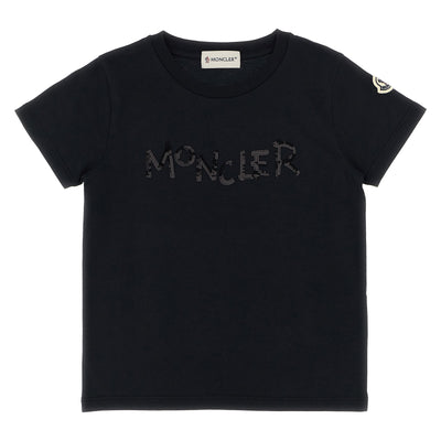 Moncler Enfant Sequins Logo T-shirt