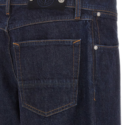 Stone Island Indigo Denim-rinsed Jeans