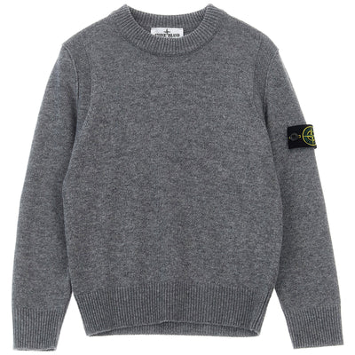 Stone Island Junior Logo Badge Sweater
