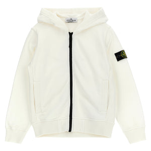 Stone Island Junior Logo Badge Hoodie