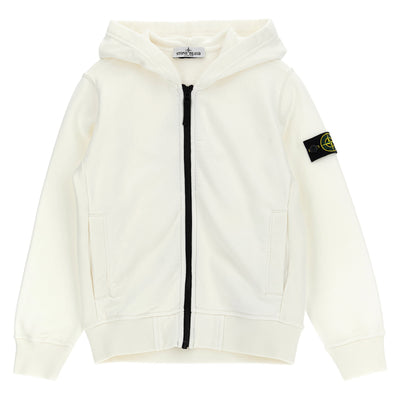 Stone Island Junior Logo Badge Hoodie