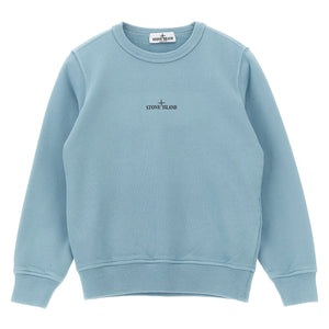 Stone Island Junior Front And Back Print Sweatshirt