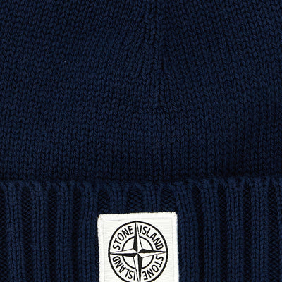 Stone Island Junior Logo Patch Beanie