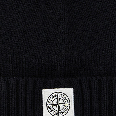 Stone Island Junior Logo Patch Beanie