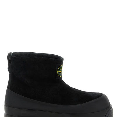 Stone Island Suede Ankle Boots
