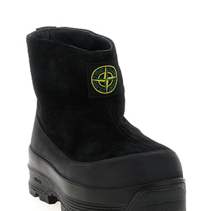 Stone Island Suede Ankle Boots