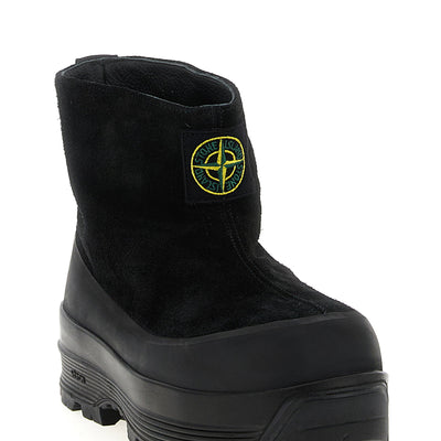 Stone Island Suede Ankle Boots