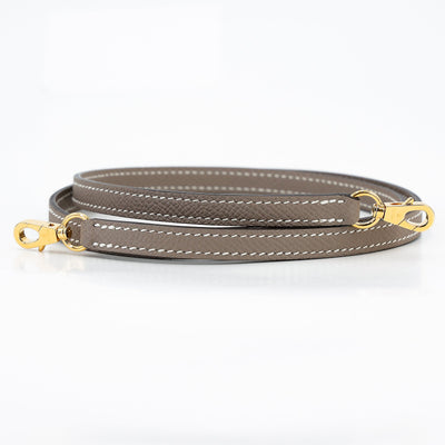 HERMÈS Mini Kelly II HSS Gris Asphalte Epsom Gold hardware