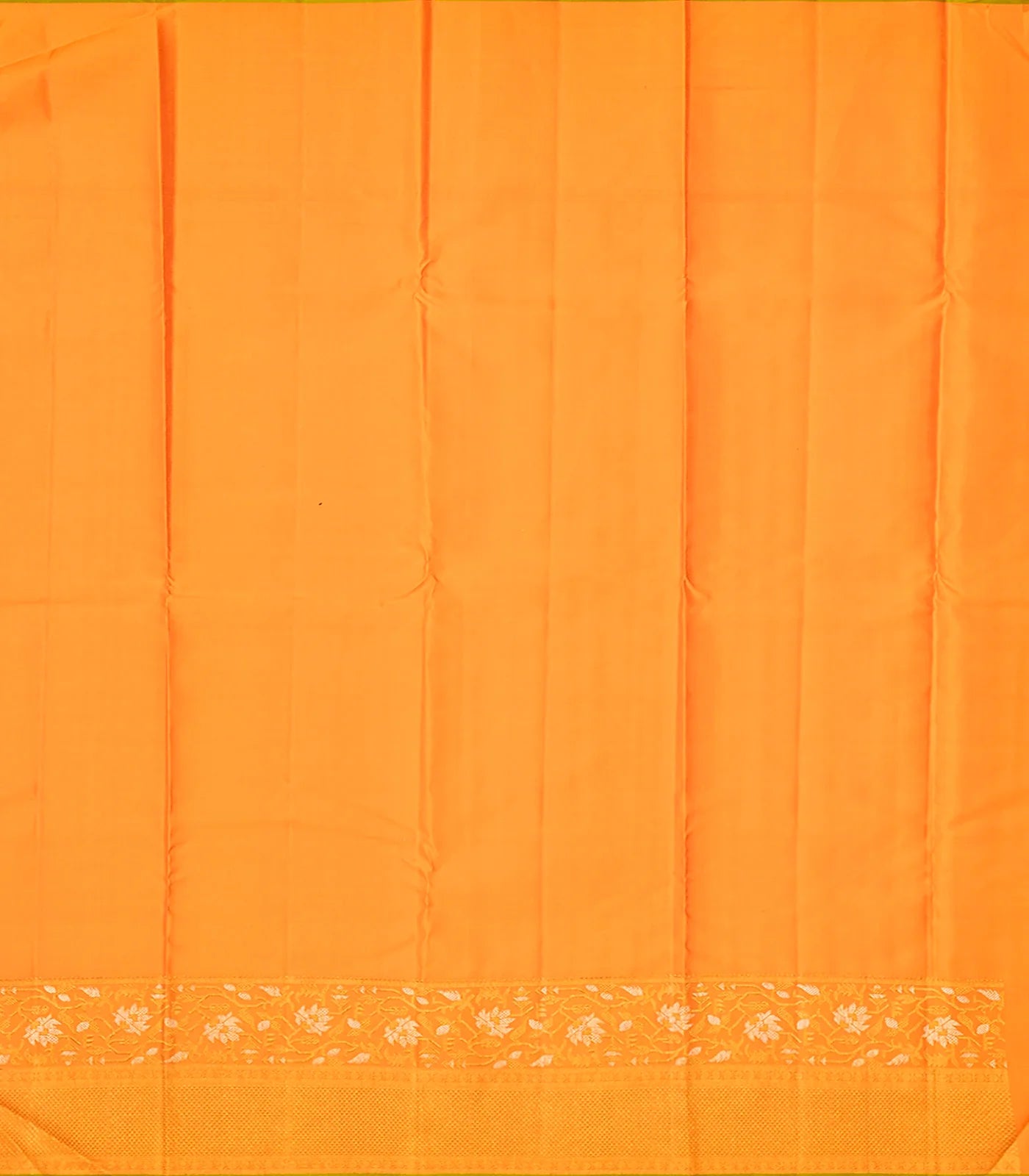 Red Handloom Kanchipuram Silk Saree With Zari Stripes-Red