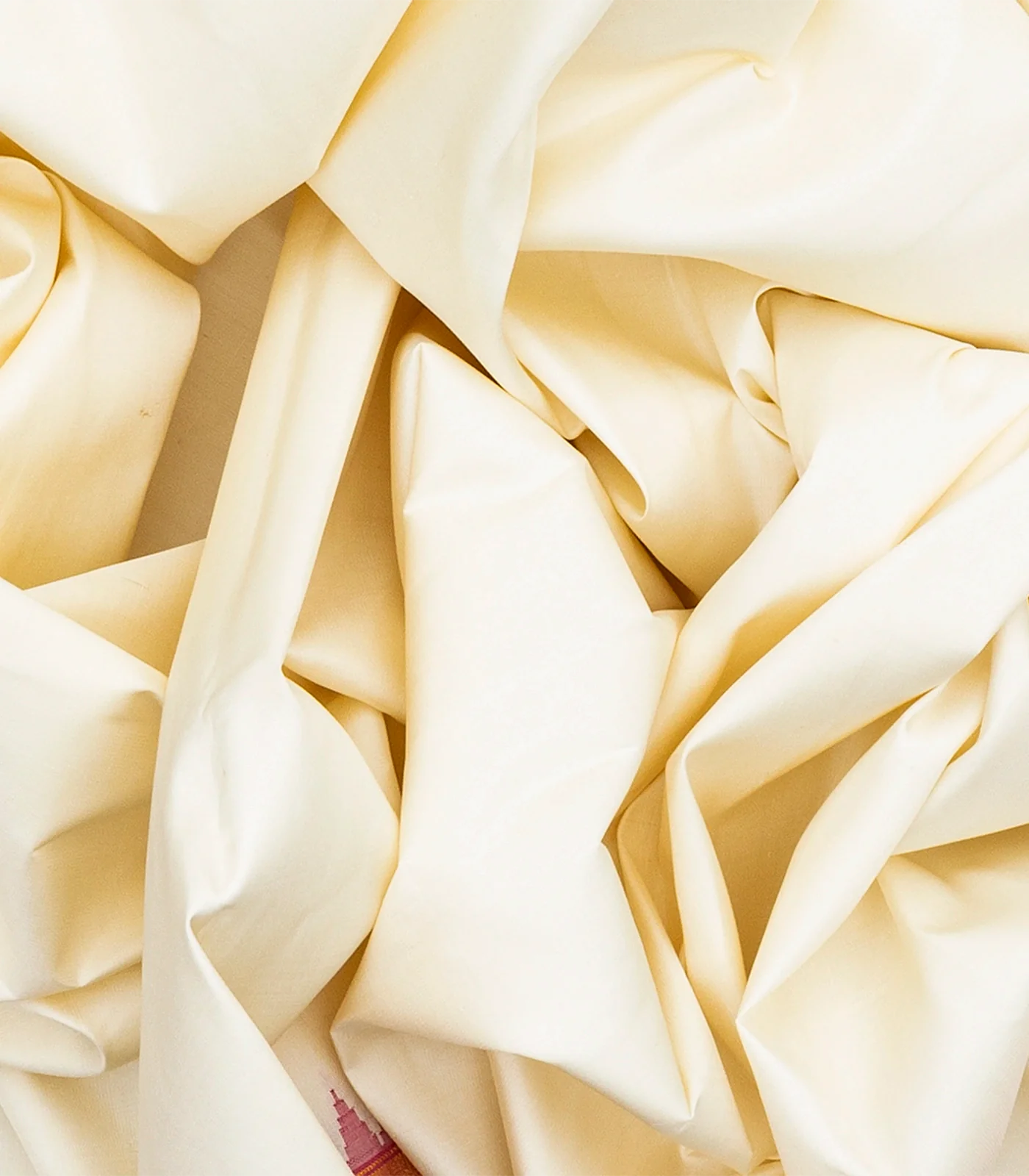 White Handloom Kanchipuram Korvai Silk Saree With Temple Border-White