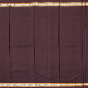 Yellow Handloom Kanchipuram Korvai Silk Saree With Checks & Buttas-Yellow