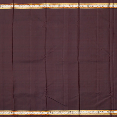 Yellow Handloom Kanchipuram Korvai Silk Saree With Checks & Buttas-Yellow