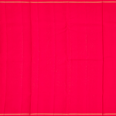 Multi Colour Handloom Kanchipuram Korvai Silk Saree With Checks-Multi colour