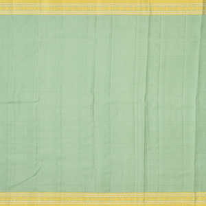 Light Blue Handloom Kanchipuram Tissue Silk Saree With Meena Floral Motifs-Light Blue