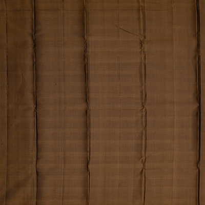 Multi Colour Handloom Kanchipuram Silk Saree With Stripes-Multi colour