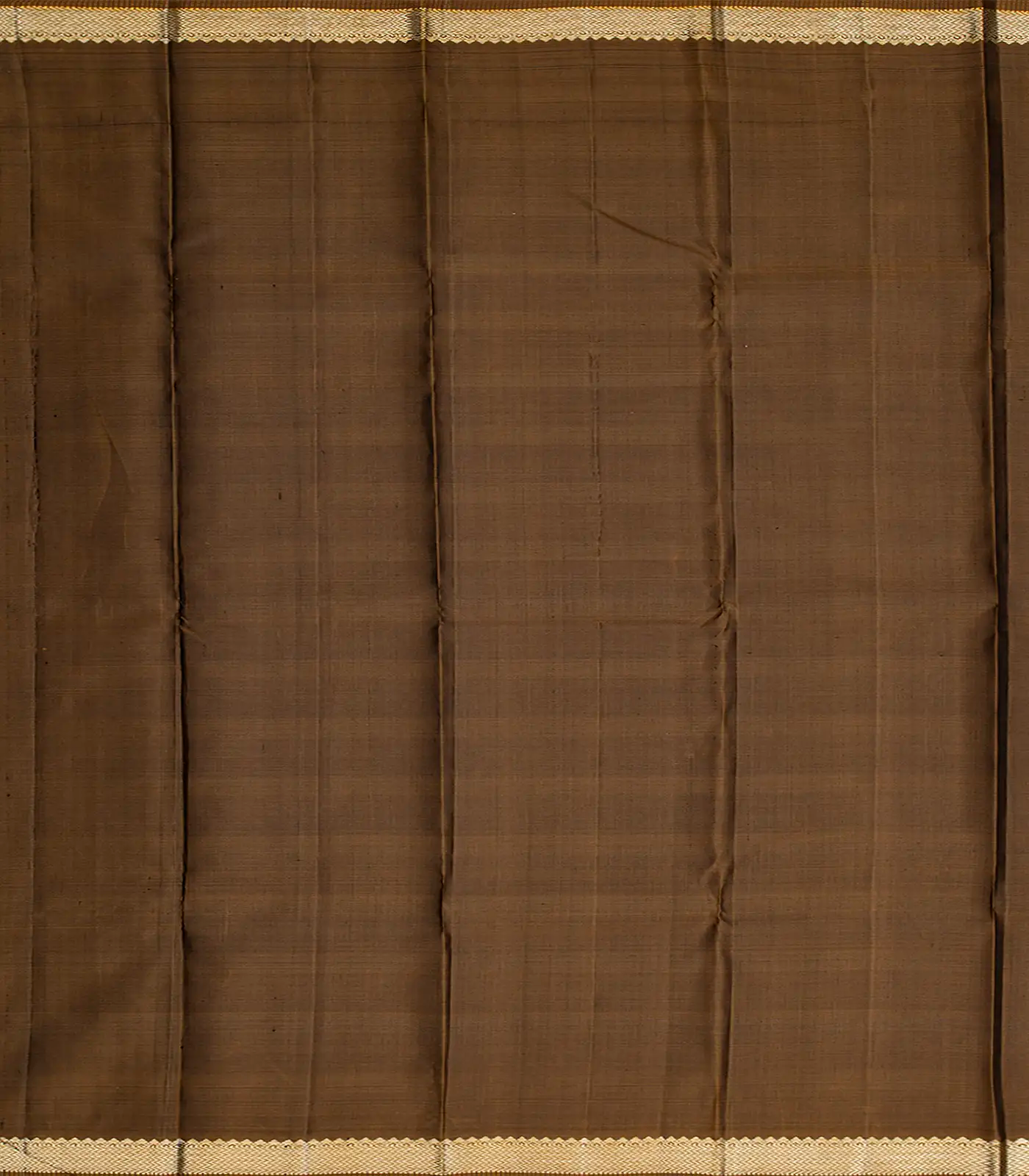 Multi Colour Handloom Kanchipuram Silk Saree With Stripes-Multi colour