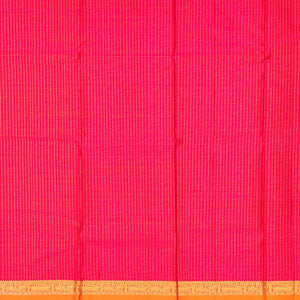 Light Green Handloom Kanchipuram Silk Saree With Checks & Buttas-Light Green