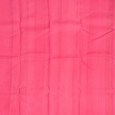 Dark Peach Handloom Kanchipuram Silk Saree With Raindrop Buttas-Dark Peach